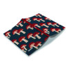 Classic Layflat Softcover Notebook, Mushroom Artwork, Medium/College Rule, Navy Blue/Multicolor Cover, (72) 8 x 5 Sheets