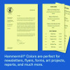 Colors Print Paper, 20 Lb Bond Weight, 11 x 17, Canary, 500/Ream