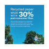 Great White 30 Recycled Print Paper, 92 Bright, 20 Lb Bond Weight, 8.5 x 11, White, 500/Ream