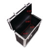 Locking File Chest, Letter Files, 13.75" X 7.25" X 12.25", Black