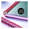 Flexible Cover Twinwire Notebooks, Scribzee Compatible, 1-Subject, Wide/Legal Rule, Black/Red Cover, (70) 11.75 x 8.25 Sheets