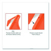 Excel Plus Safety Cutter, 7" Plastic Handle, Orange, 10/Box