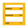 Double-Sided Permanent Tape In Handheld Dispenser, 1" Core, 0.5" X 20.83 Ft, Clear