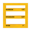Double-Sided Permanent Tape In Handheld Dispenser, 1" Core, 0.5" X 37.5 Ft, Clear