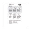 Mini Clear Hooks, Plastic, Supports 0.5 Lb, 6/Pack