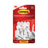 Small Toggle-Wire Hooks, Metal Wire, Silver, Supports 0.5 Lb, 9/Pack