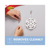 Small Clear Toggle-Wire Hooks, Metal Wire, Silver/Clear, Supports 0.5 Lb, 40/Pack