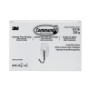Small Clear Toggle-Wire Hooks, Metal Wire, Silver/Clear, Supports 0.5 Lb, 40/Pack