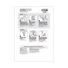 Small Toggle-Wire Hooks, Metal Wire, Silver, Supports 0.5 Lb, 28/Pack