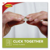Damage-Free Hanging Picture Hanging Strip Pairs, Holds Up To 3.75 Lb, Large: 0.75" x 3.65", White, 20/Pack