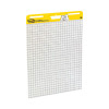 Vertical-Orientation Self-Stick Easel Pads, Quadrille Rule (1 Sq/In), (30) White 25 x 30 Sheets, 2/Carton
