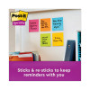 Pads In Energy Boost Collection Colors, 3" x 3", 90 Sheets/Pad, 12 Pads/Pack