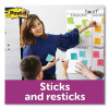Pads In Energy Boost Collection Colors, 3" x 3", 90 Sheets/Pad, 5 Pads/Pack