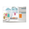Pads In Supernova Neon Collection Colors, Note Ruled, 4" x 6", 90 Sheets/Pad, 3 Pads/Pack