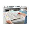 Standard Page Flags In Dispenser, Blue, 50 Flags/Dispenser, 2 Dispensers/Pack