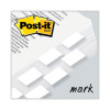 Standard Page Flags In Dispenser, White, 50 Flags/Dispenser, 2 Dispensers/Pack
