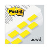 Standard Page Flags In Dispenser, Yellow, 50 Flags/Dispenser, 2 Dispensers/Pack