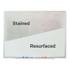 Dry Erase Surface, Laminate Film, 72" x 7 Mil x 48", White