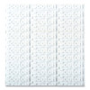 Restickable Mounting Tabs, Holds Up To 0.25 Lb, 1" x 1", Clear, 18/Pack