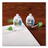 Fast Dry And Smooth Coverage Correction Fluid, Foam Brush Tip Applicator, 0.74 Oz Bottle, White, 3/Pack