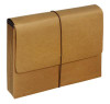 Kraft Indexed Expanding File, 12 Sections, Elastic Cord Closure, 1/12-Cut Tabs, Letter Size, Brown