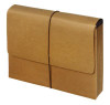 Kraft Indexed Expanding File, 12 Sections, Elastic Cord Closure, 1/12-Cut Tabs, Letter Size, Brown