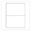 Perforated Paper, 92 Bright, Perforated 5.5" From Bottom, 20 Lb Bond Weight, 8.5 x 11, White, 500/Ream, 5 Reams/Carton
