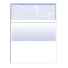 Security Business Checks, 11 Features, 8.5 X 11, Blue Marble Top, 500/Ream