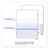 Standard Security Check, 11 Features, 8.5 X 11, Blue Marble Bottom, 500/Ream