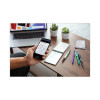 Mini Notepad, Black Cover, Dotted Rule, (24) White 3 x 5 Sheets