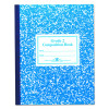 Grade School Ruled Composition Book, Grade 2 Manuscript Format, Blue Marble Cover, (50) 9.75 x 7.75 Sheets