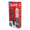 S-Gel High-Performance Gel Pen, Retractable, Bold 1 Mm, Blue Ink, Black Barrel, Dozen