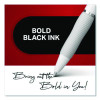 S-Gel Fashion Barrel Gel Pen, Retractable, Medium 0.7 Mm, Black Ink, Pearl White Barrel, 4/Pack