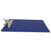 Recycled Plastic Clipboard With Ruler Edge, 1" Clip Capacity, Holds 8.5 x 11 Sheets, Blue