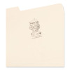 Supertab Reinforced Guide Height Top Tab Folders, 1/3-Cut Tabs: Assorted, Letter Size, 0.75" Expansion, Manila, 100/Box