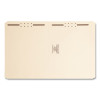 Top Tab Fastener Folders, Straight Tab, Expands 0.75", 2 Fasteners, Letter Size, Manila, 50/Box
