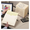 Manila File Jackets, 1-Ply Straight Tab, Letter Size, Manila, 100/Box