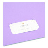 Two-Pocket Folders, Accommodates (100) 11 x 8.5 Sheets, Lavender, 25/Box