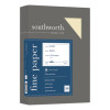 25% Cotton Business Paper, 95 Bright, 24 Lb Bond Weight, 8.5 x 11, Ivory, 500 Sheets/Ream