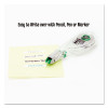 Mono Hybrid Correction Tape Value Pack, Non-Refillable, 0.17" x 32.83 Ft, White Tape, Clear/Green Dispenser, 10/Pack