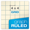 Computation Book, Quadrille Rule (4 Sq/In), Red Cover, (76) 11.75 x 9.38 Sheets