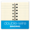 Computation Book, Quadrille Rule (4 Sq/In), Red Cover, (76) 11.75 x 9.38 Sheets