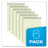 Steno Pads, Green Cover, Gregg Rule, (80) Green-Tint 6 x 9 Sheets, 6/Pack