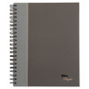 Royale Wirebound Business Notebooks, 1-Subject, Medium/College Rule, Black/Gray Cover, (96) 8.25 x 5.88 Sheets