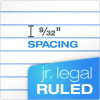 Earthwise Recycled Paper Legal Pads, Wide/Legal Rule, (40) White 5 x 8 Sheets, 6/Pack