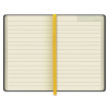 Idea Collective Journal With Elastic Closure, 1-Subject, Wide/Legal Rule, Black Hardcover, (96) 5.5 x 3.5 Sheets