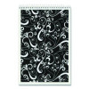 Fashion Steno Pad, Assorted Abstract Floral Headband Designs, Gregg Rule, (80) White 6 x 9 Sheets, 6/Pack