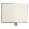 Flexible-Cover Business Journal With Elastic Closure, 1-Subject, Narrow Rule, Black Cover, (128) 8 x 5.5 Sheets