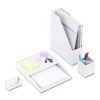 Plastic Magazine File, 3.66 X 10.3 X 12.51, White