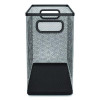Wire Mesh Box-Style Vertical Document Organizer, 1 Section, Letter-Size, 5.79 X 12.4 X 10.16, Matte Black